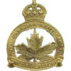 Royal Canadian Army Cadets Cap Badge - King's Crown