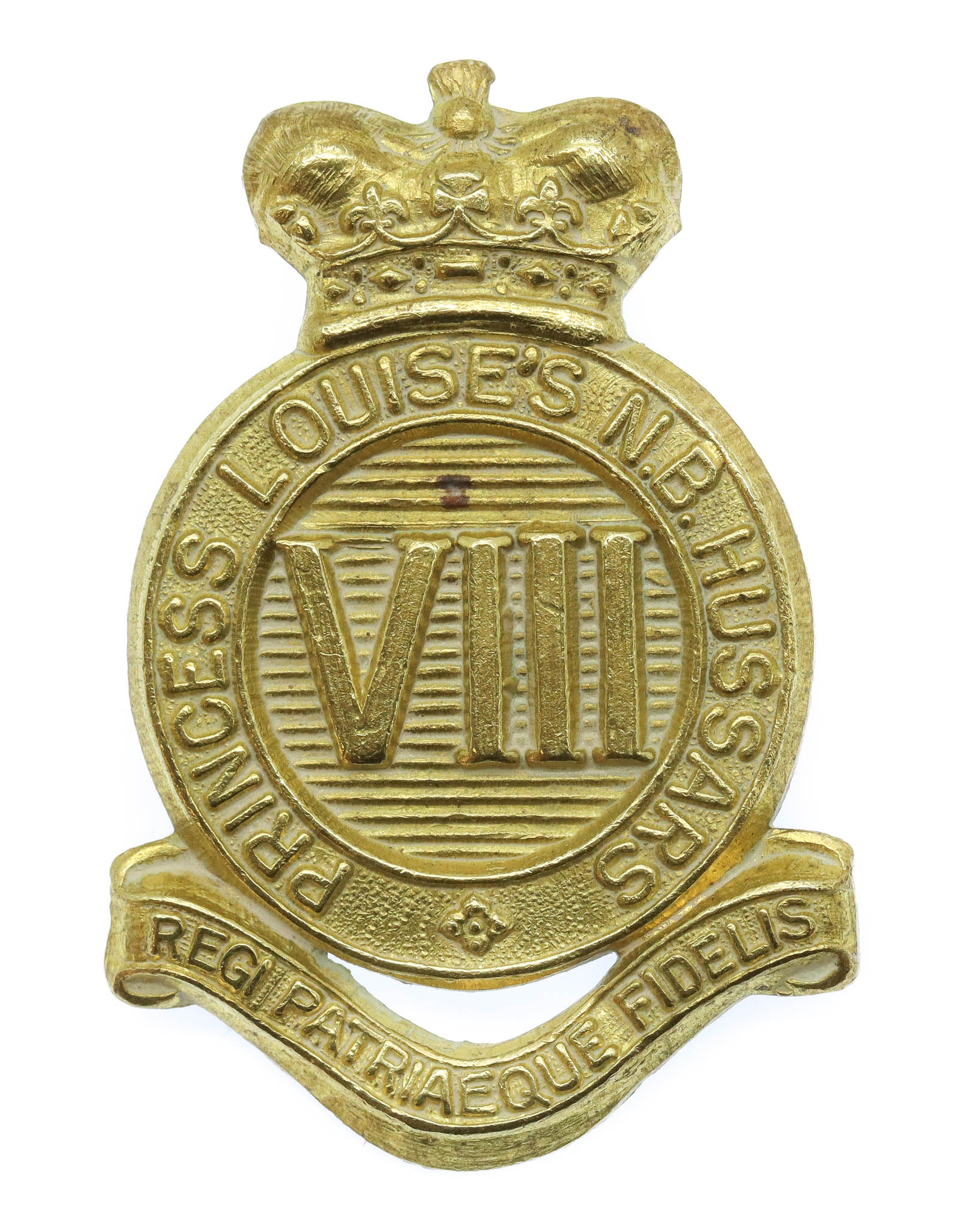 Canadian 8th Princess Louise's New Brunswick Hussars Cap Badge