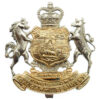 Canadian King's Own Calgary Regiment Cap Badge - Queen's Crown