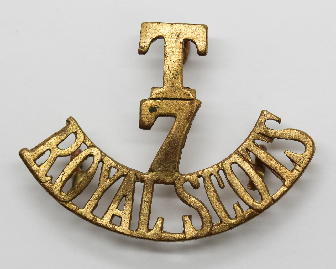 7th Territorial Bn. Royal Scots (T/7/ROYAL SCOTS) Shoulder Title