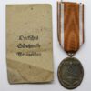 German WW2 West Wall Medal with Original Issue Packet