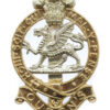 Queen's Royal Regiment Anodised (Staybrite) Cap Badge