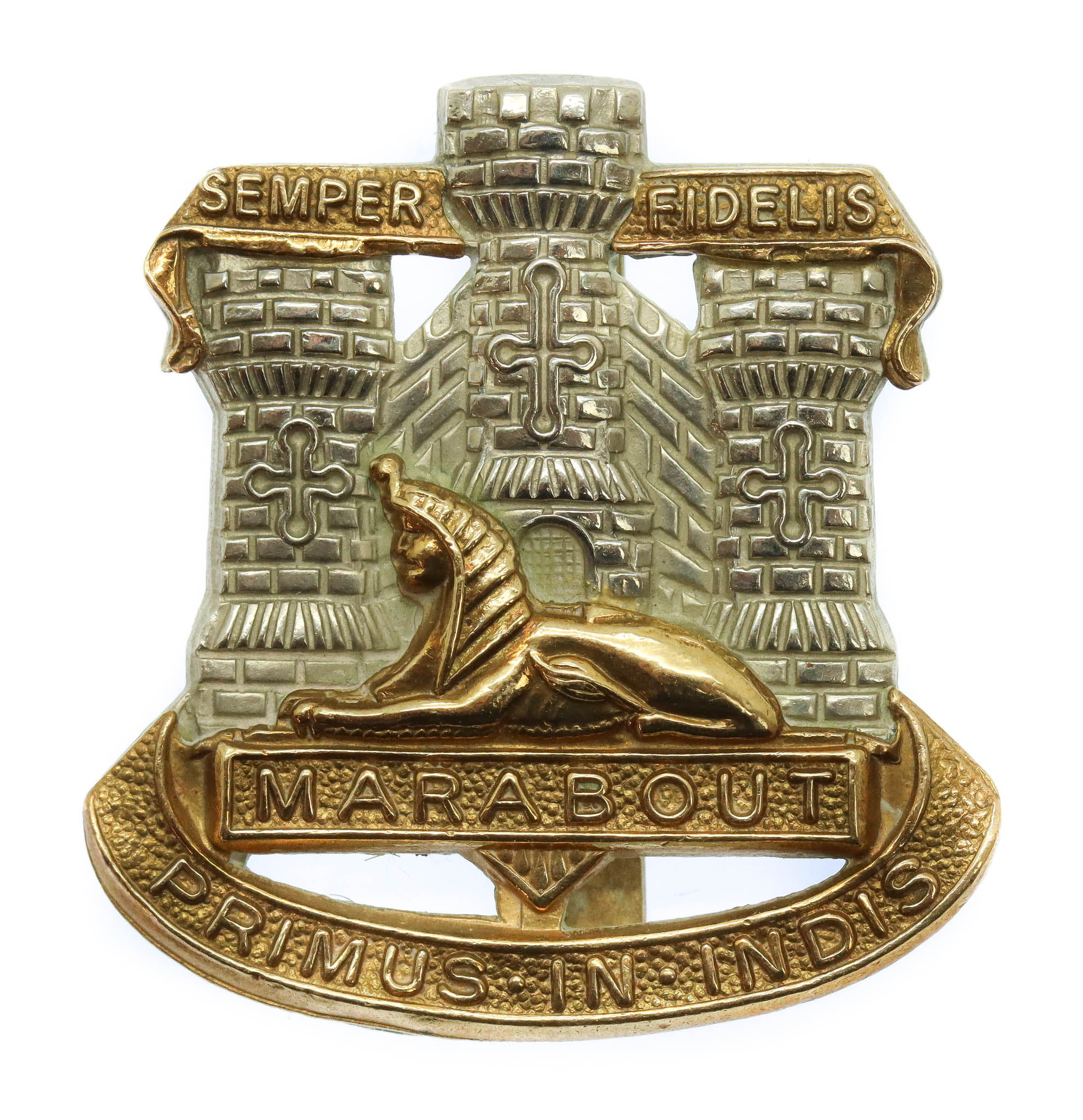 Devon & Dorset Regiment Bi-metal Cap Badge
