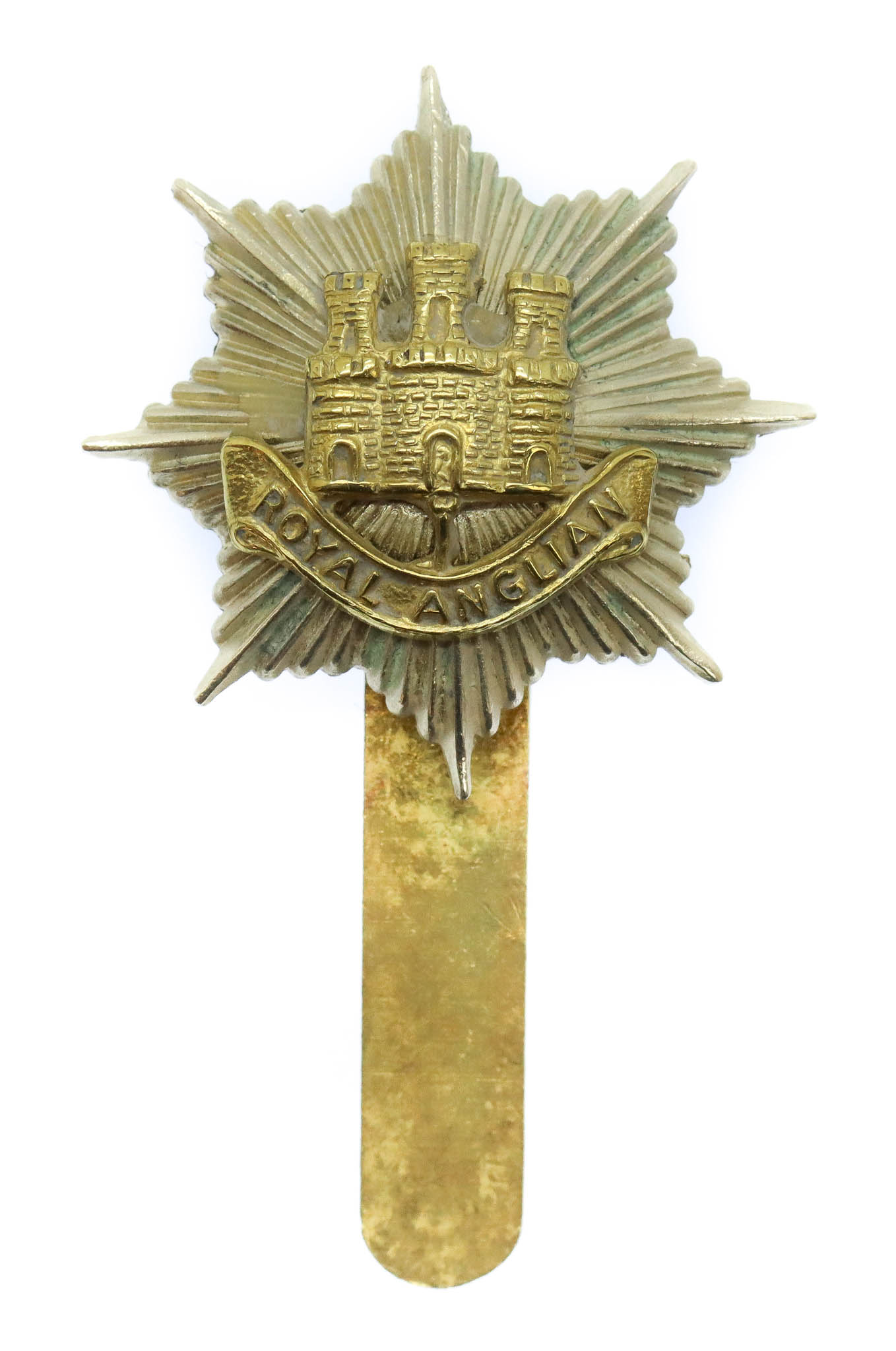 Royal Anglian Regiment Bi-metal Cap Badge