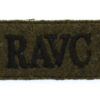 Royal Army Veterinary Corps (R.A.V.C.) WW2 Slip On Shoulder Title