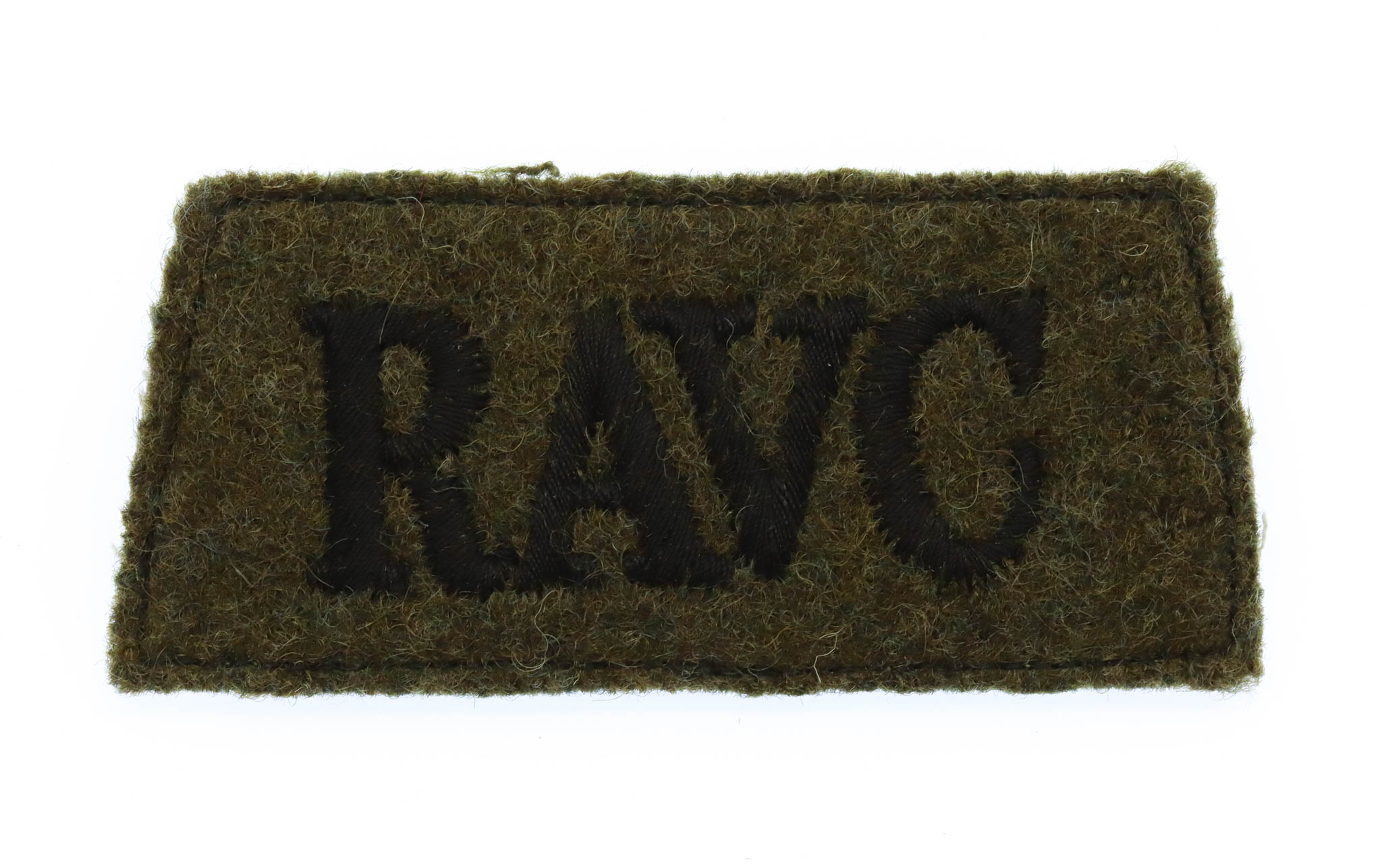 Royal Army Veterinary Corps (R.A.V.C.) WW2 Slip On Shoulder Title