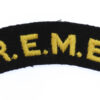 Royal Electrical & Mechanical Engineers (R.E.M.E.) Cloth Shoulder Title
