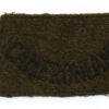 The Cameronians Scottish Rifles (CAMERONIANS) WW2 Cloth Slip On Shoulder Title