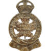 Canadian Royal Montreal Regiment Cap Badge - King's Crown