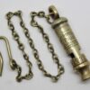 Metropolitan Police 'The Metropolitan' Patent Numbered Whistle & Chain - No. 027322