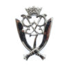 7th Gurkha Rifles Chrome Cap Badge