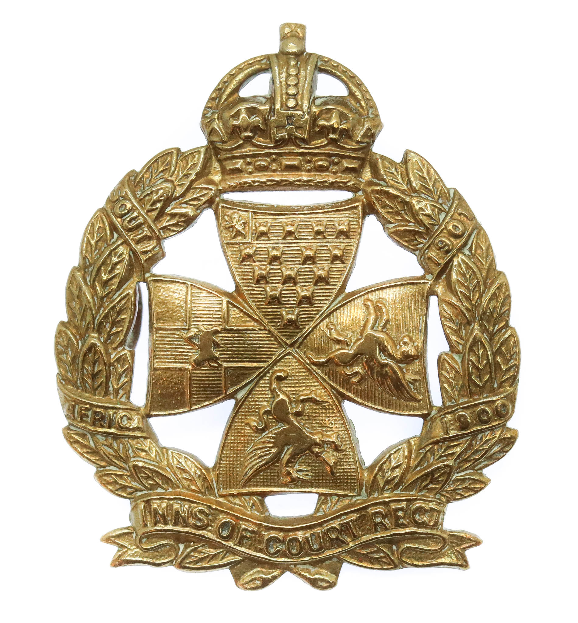 Inns of Court Regiment Cap Badge - King's Crown