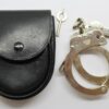 Hiatts Police Snap-On Handcuffs with Key & Pouch