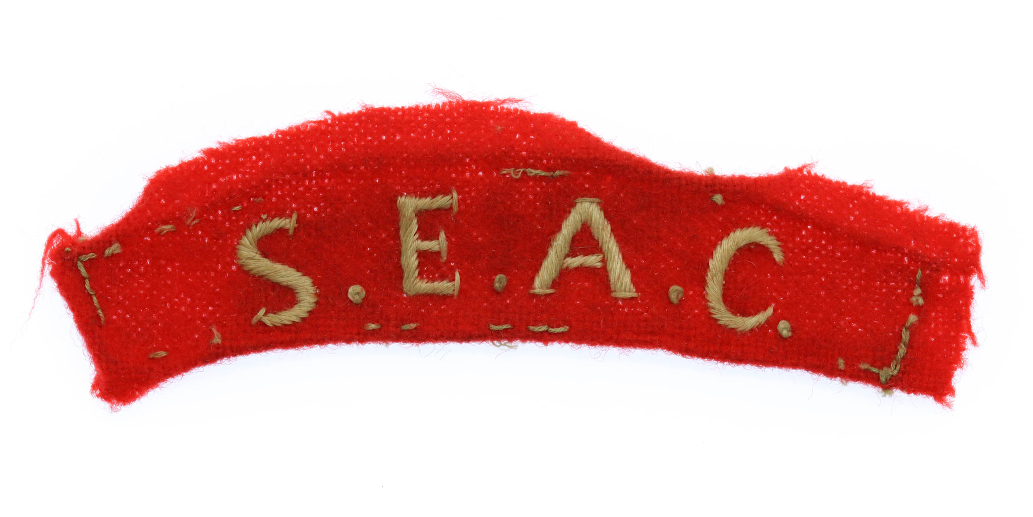 South East Asia Command (S.E.A.C.) Cloth Shoulder Title