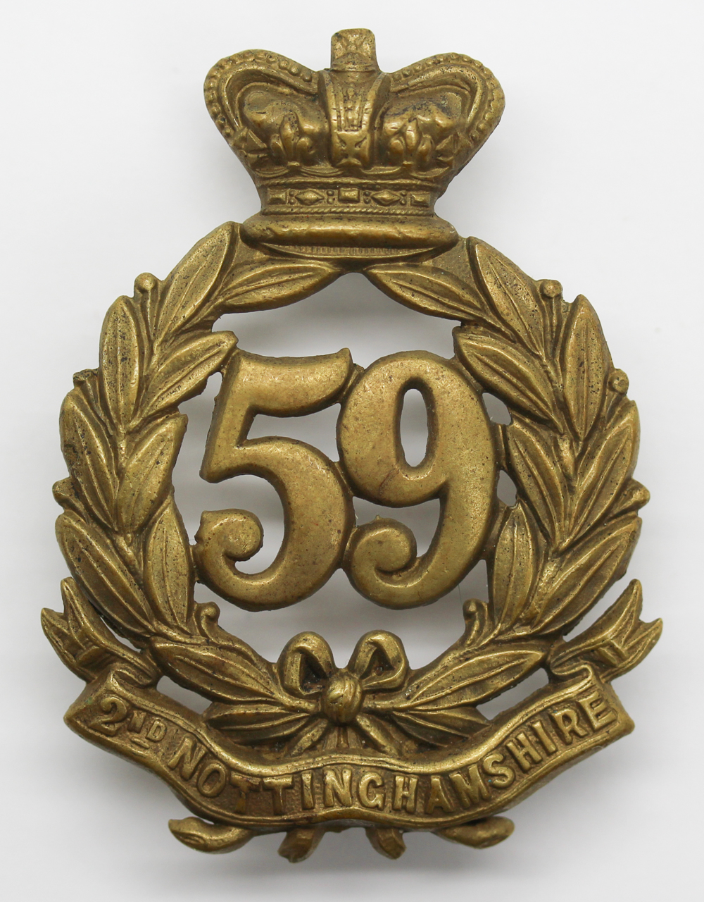 Victorian Pre 1881 59th (2nd Nottinghamshire) Regiment of Foot Glengarry Badge