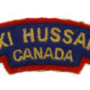Canadian 7th/11th Hussars (7/XI HUSSARS/CANADA) Cloth Shoulder Title