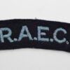 Royal Army Educational Corps (R.A.E.C.) Cloth Shoulder Title