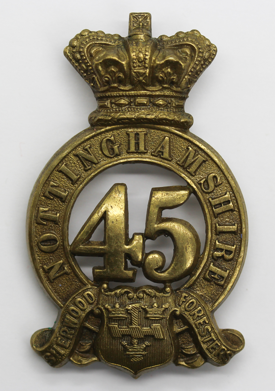 Victorian Pre 1881 45th (Nottinghamshire Sherwood Foresters) Regiment Glengarry Badge