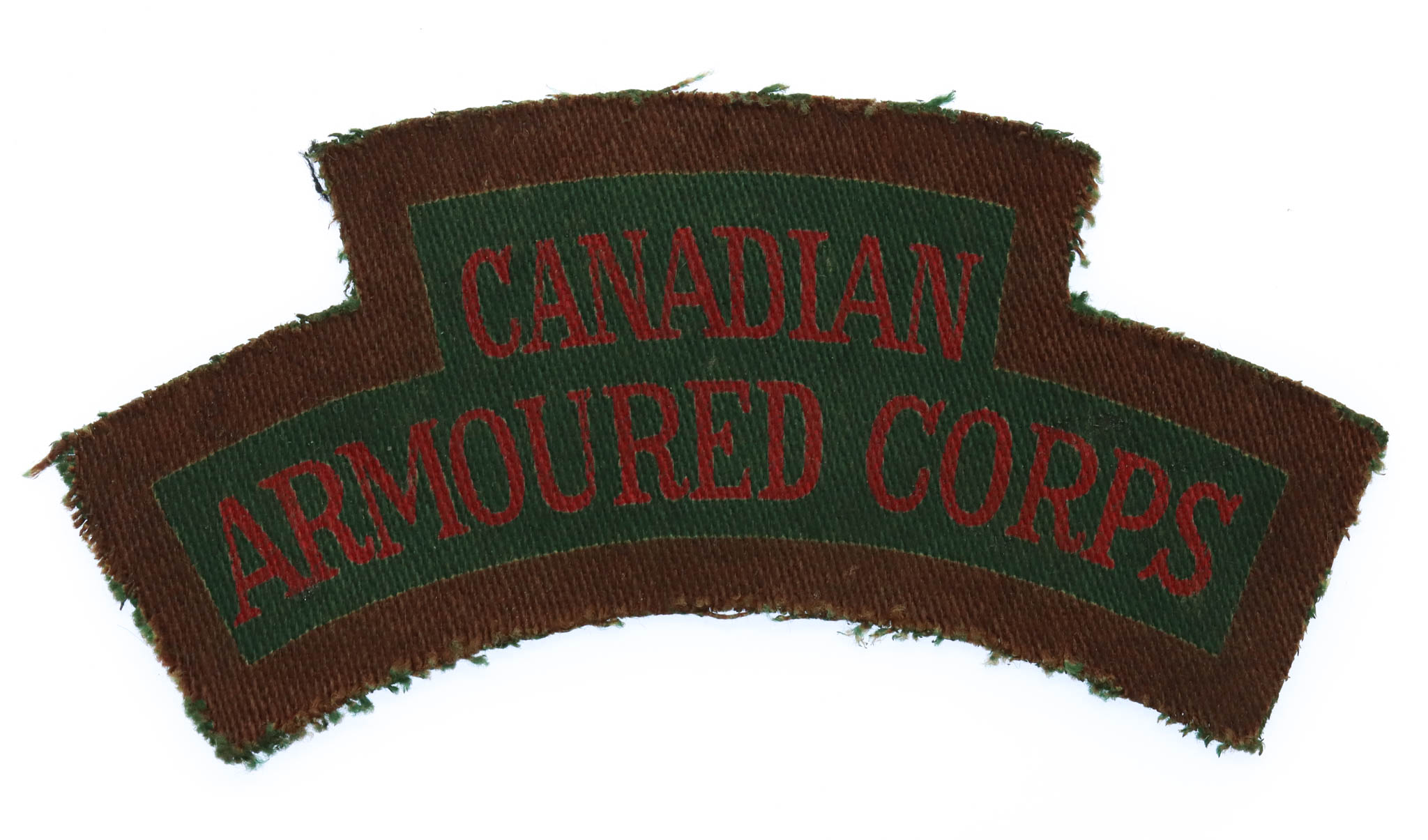 WW2 Canadian Armoured Corps (CANADIAN/ARMOURED CORPS) Printed Shoulder Title