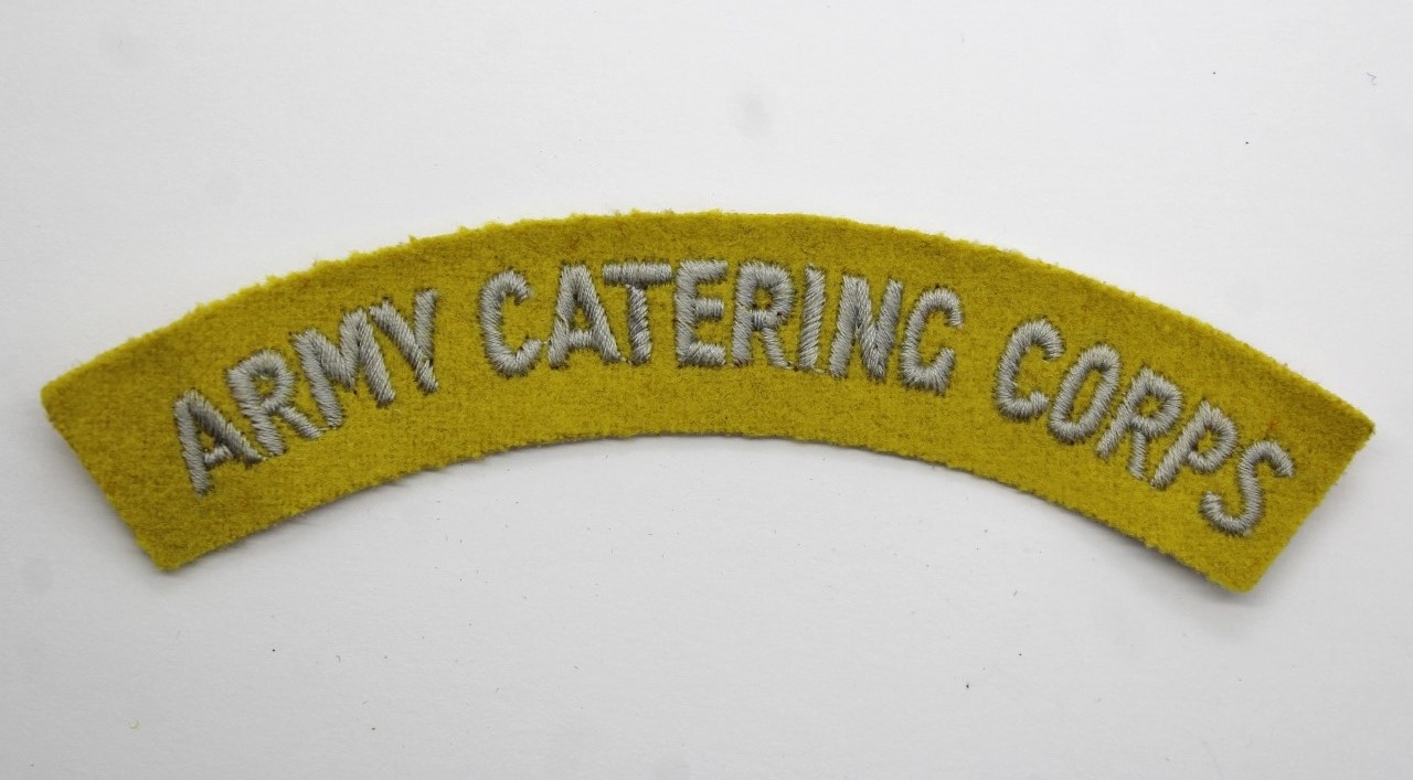 Army Catering Corps (ARMY CATERING CORPS) Cloth Shoulder Title