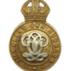 7th Queen's Own Hussars Cap Badge - King's Crown