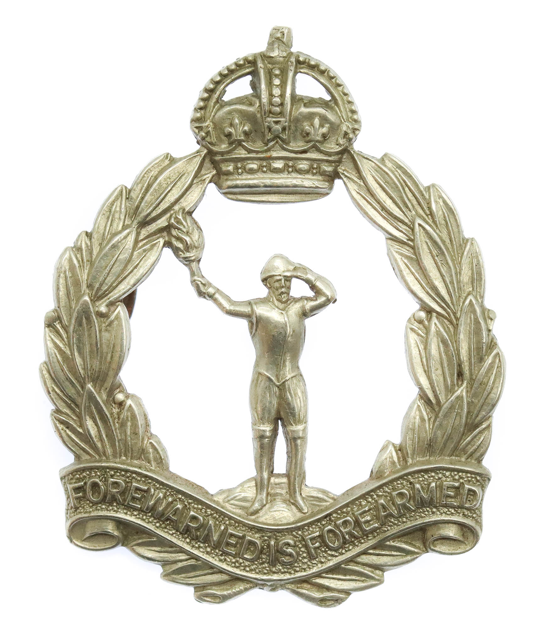 Royal Observer Corps Cap Badge - King's Crown