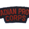 Canadian Provost Corps (CANADIAN PROVOST/CORPS) Cloth Shoulder Title