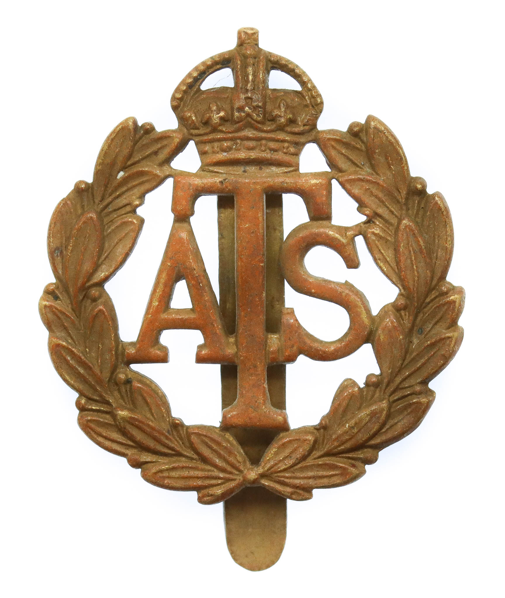 Auxiliary Territorial Service (A.T.S.) Cap Badge - King's Crown