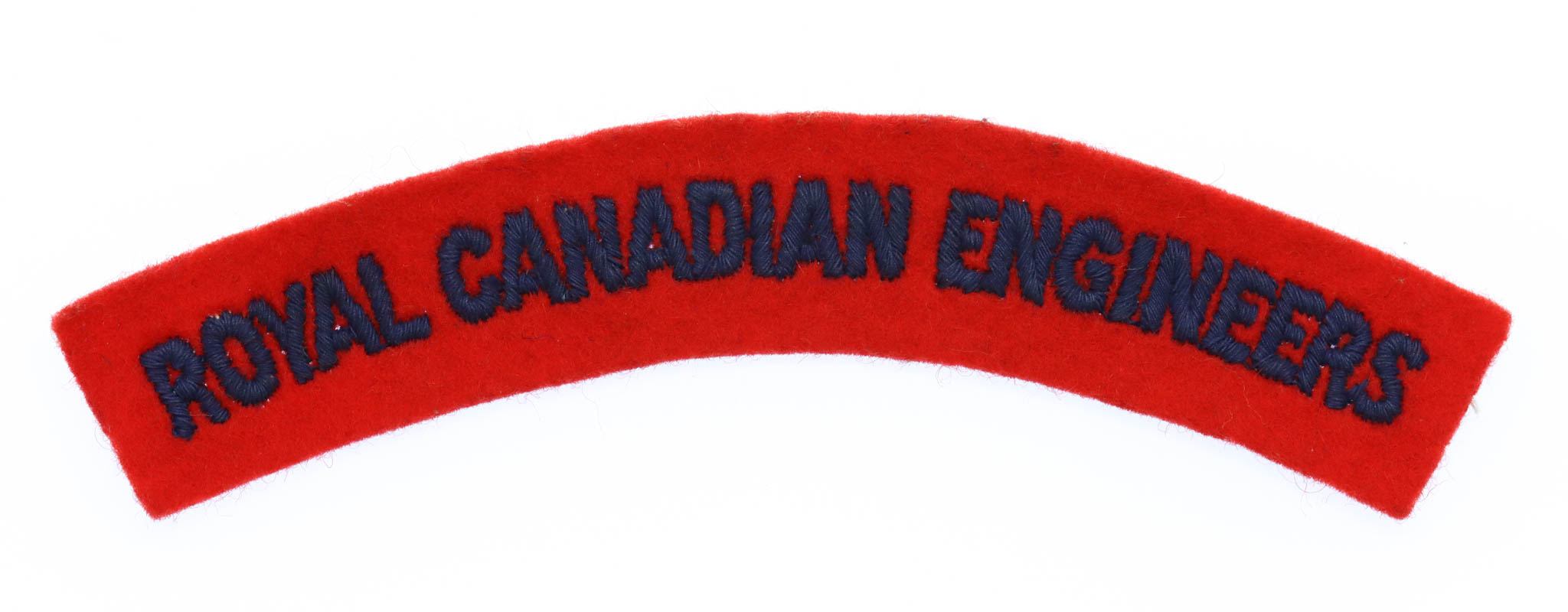 Royal Canadian Engineers (ROYAL CANADIAN ENGINEERS) Cloth Shoulder Title