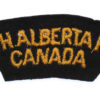 Canadian South Alberta Regiment (SOUTH ALBERTA REGT/CANADA) Cloth Shoulder Title