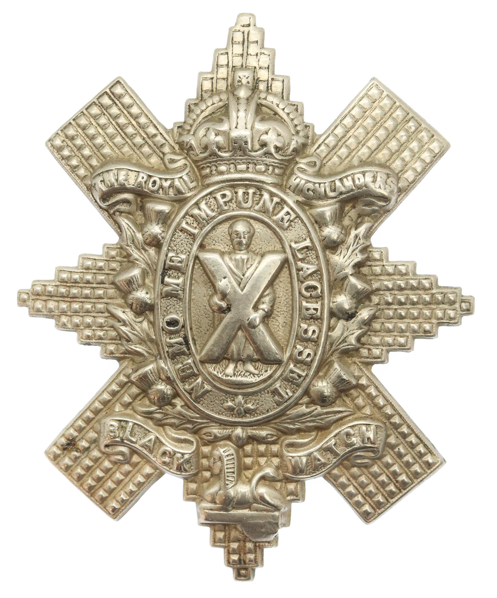 Black Watch (The Royal Highlanders) Cap Badge - King's Crown