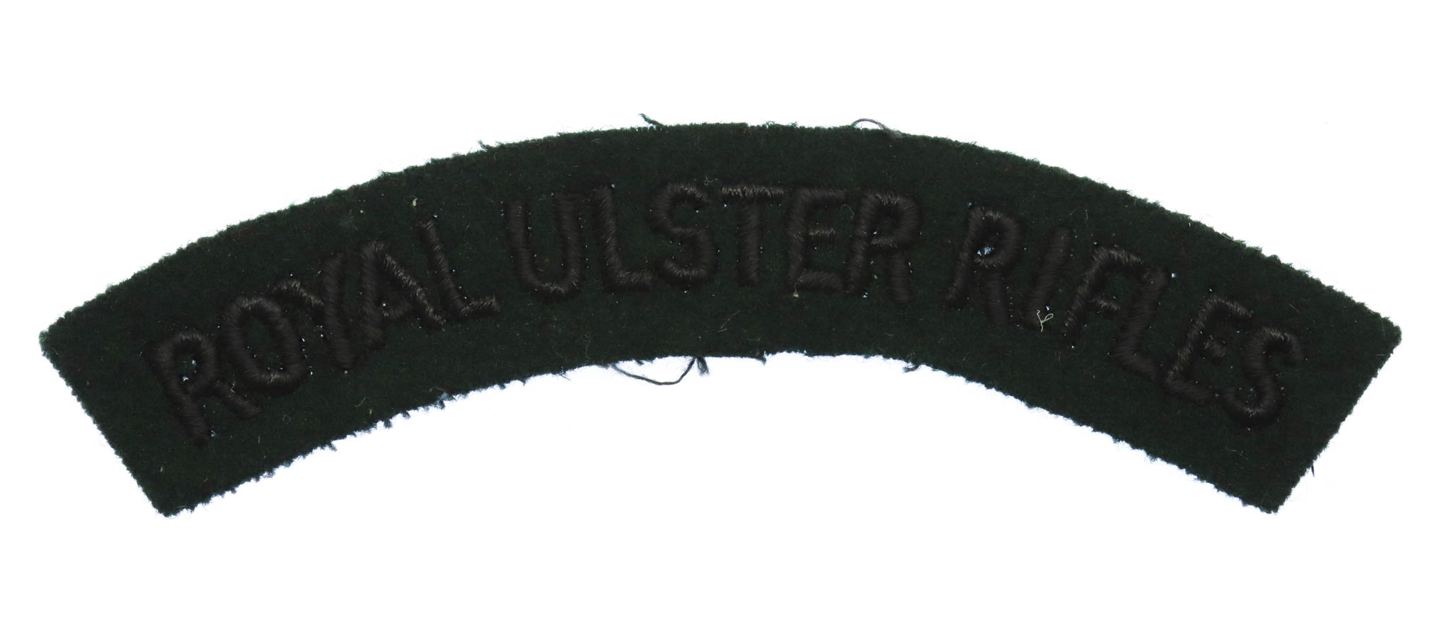 Royal Ulster Rifles (ROYAL ULSTER RIFLES) Cloth Shoulder Title