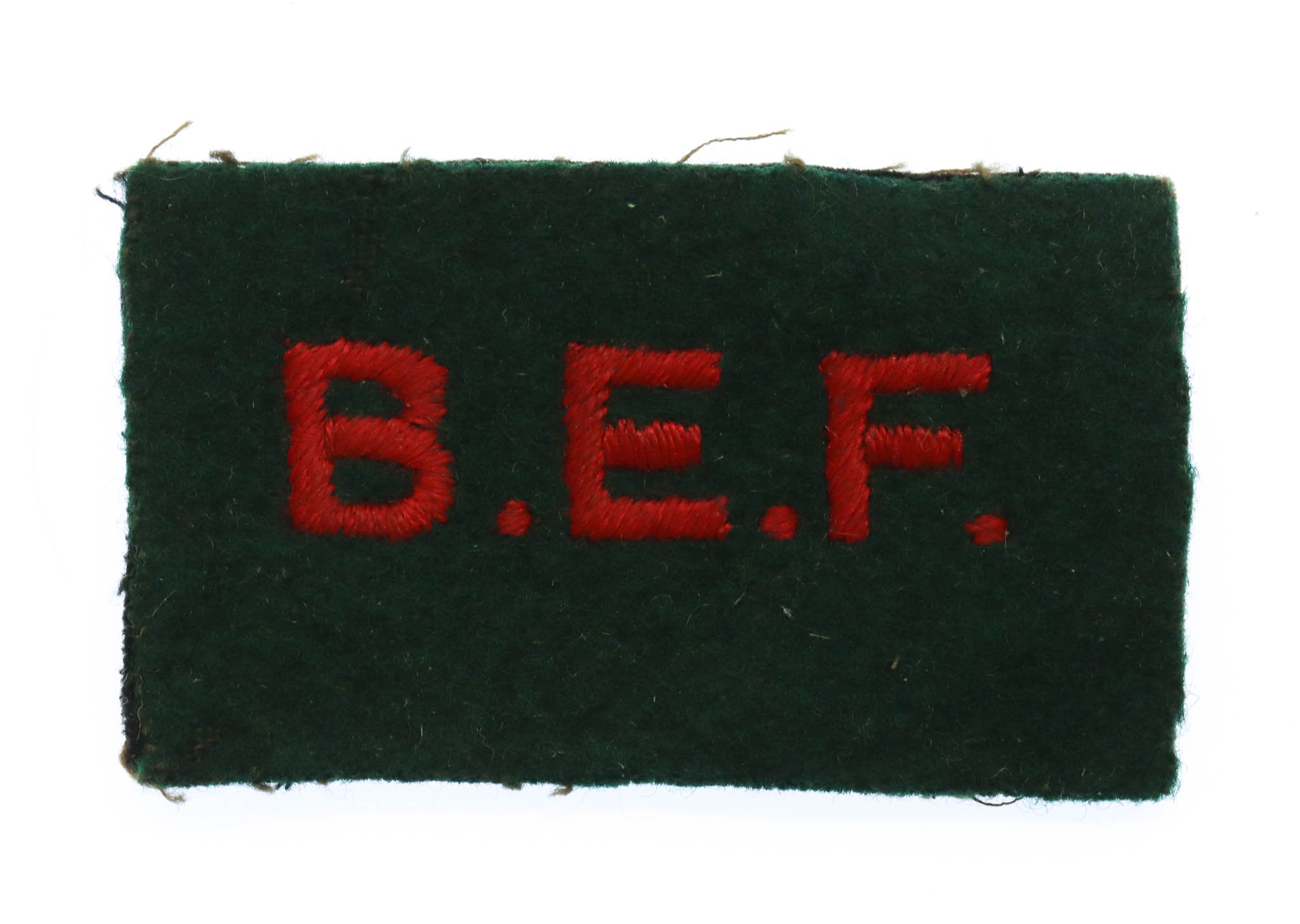 British Expeditionary Force (B.E.F.) Cloth Shoulder Title