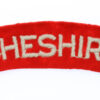 Cheshire Regiment (CHESHIRE) Cloth Shoulder Title