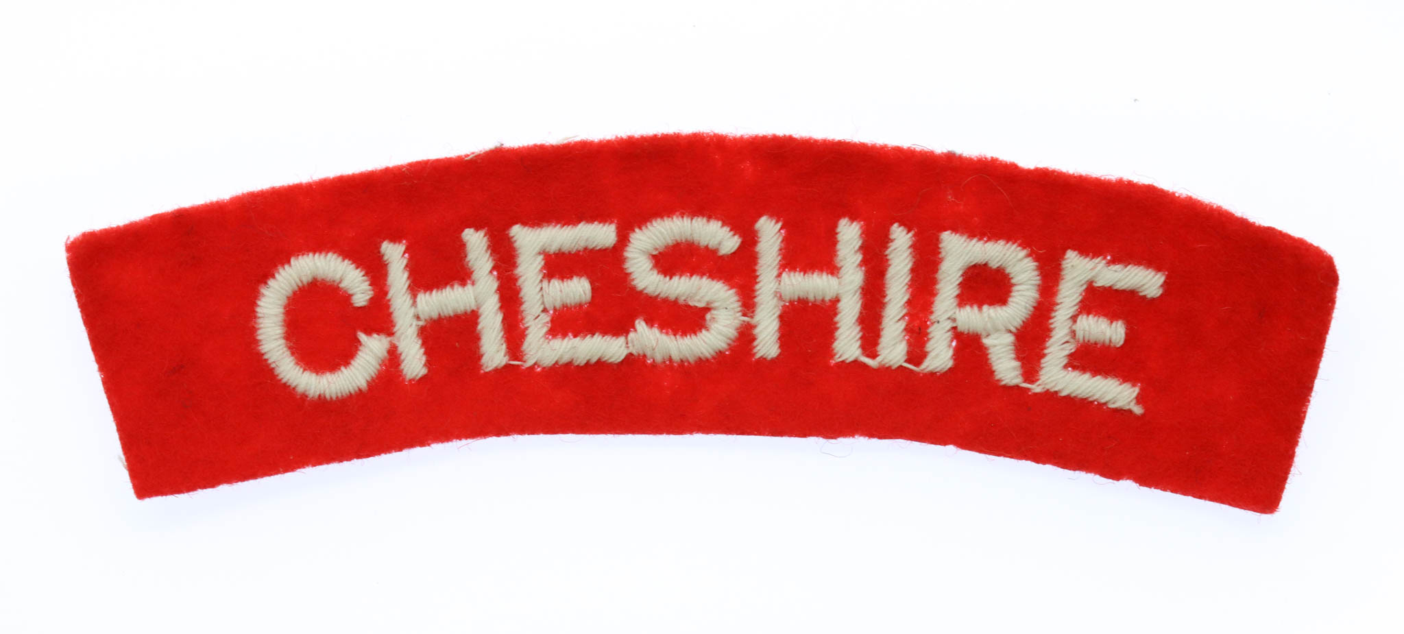 Cheshire Regiment (CHESHIRE) Cloth Shoulder Title