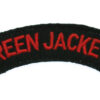 Royal Green Jackets (GREEN JACKETS) Cloth Shoulder Title