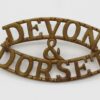 Devonshire & Dorset Regiment (DEVON/&/DORSET) Shoulder Title