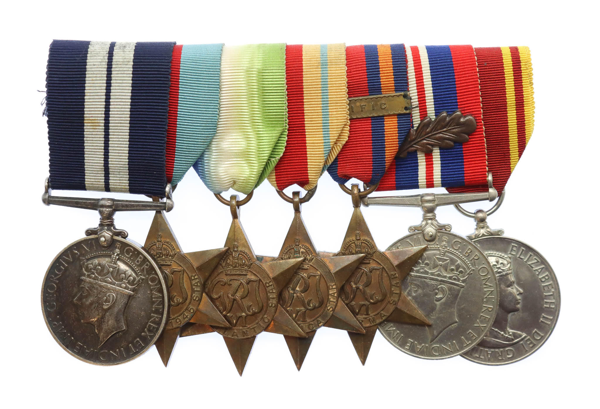 WW2 Submariner's D.S.M. and King's Commendation for Bravery Medal Group of Seven - Leading Seaman R. Fentiman, Royal Navy