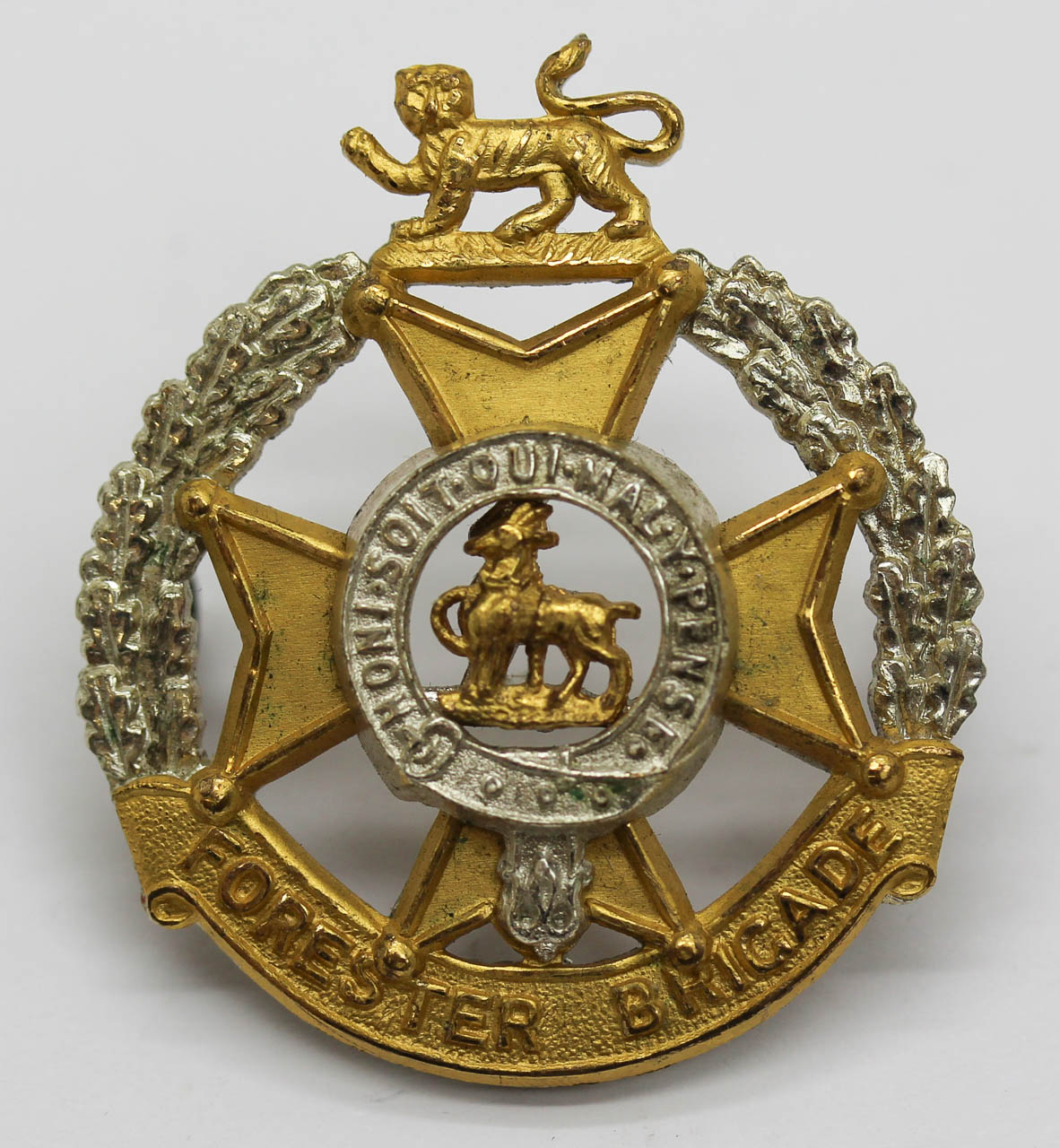 Forester Brigade Officer's Cap Badge