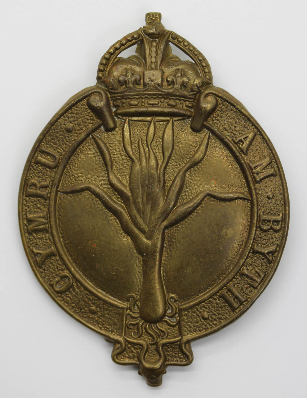 Welsh Guards Valise Badge - King's Crown