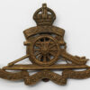 Royal Artillery Territorial Cap Badge - King's Crown