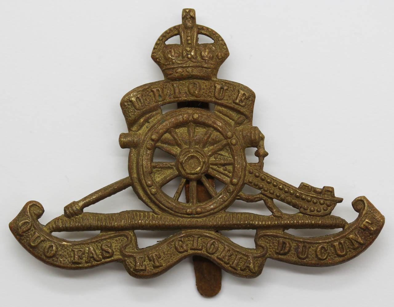 Royal Artillery Cap Badge - King's Crown