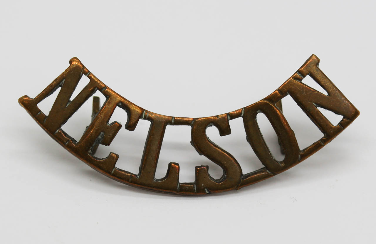 WWI Nelson Battlion Royal Naval Division (NELSON) Shoulder Title