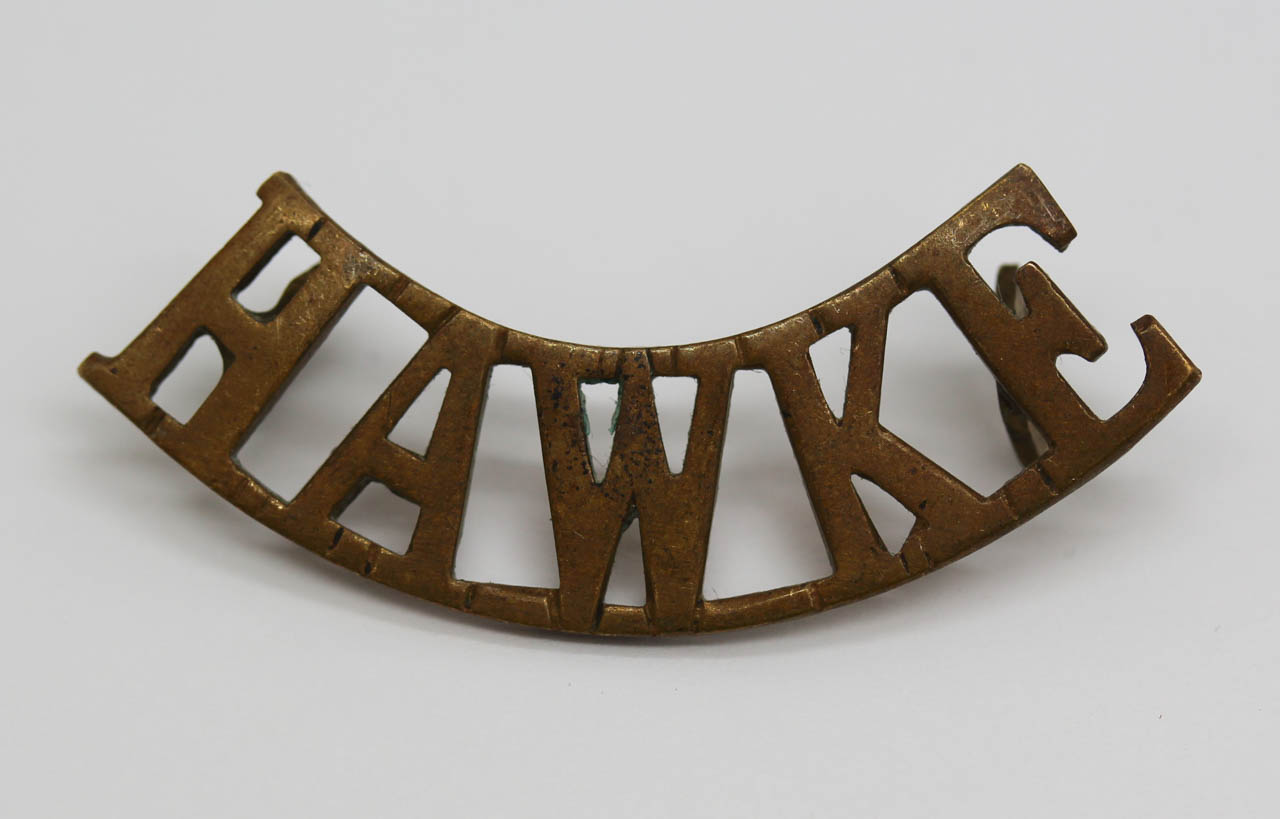 WWI Hawke Battlion Royal Naval Division (HAWKE) Shoulder Title