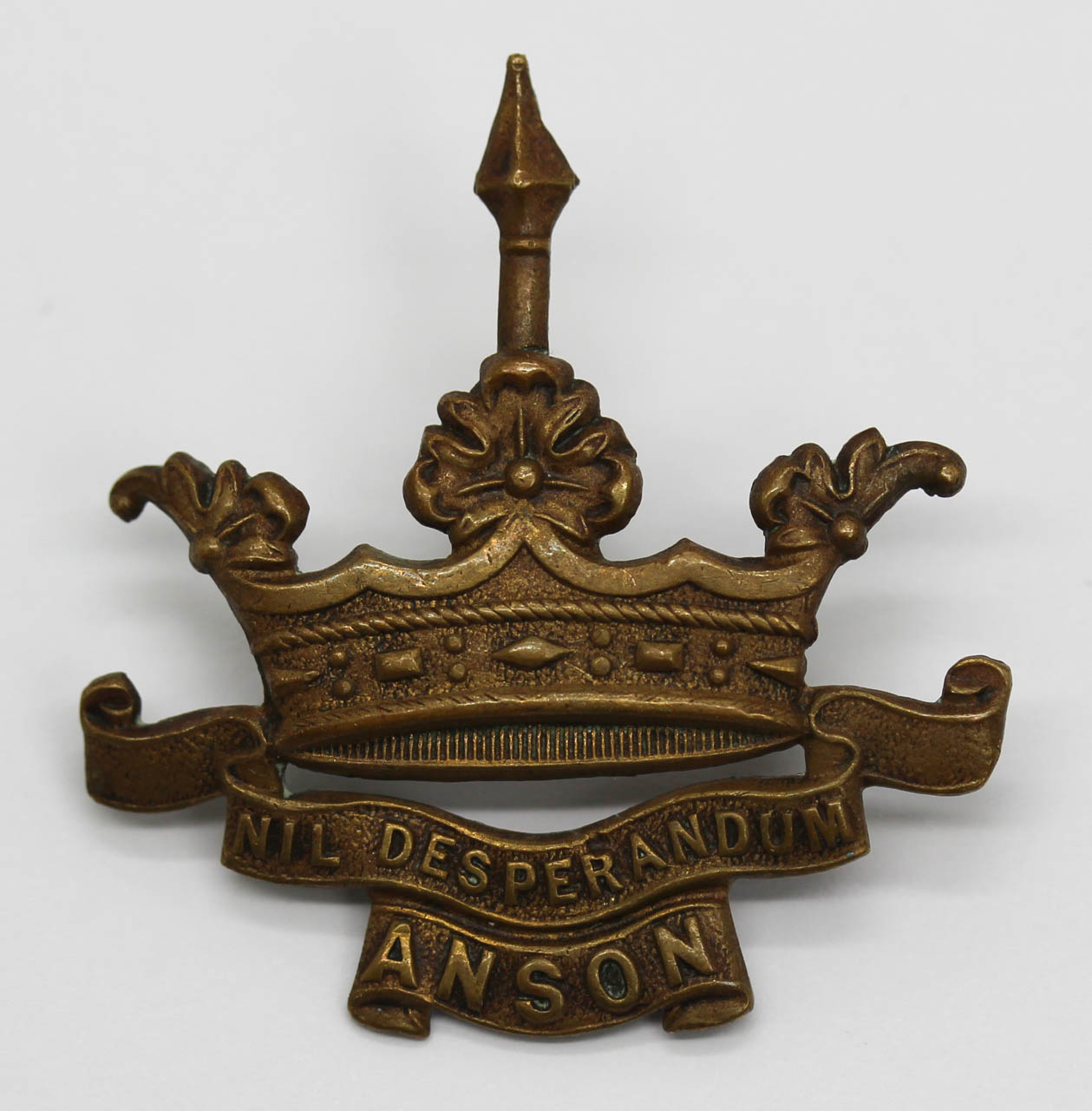 WWI Anson Battlion Royal Naval Division Cap Badge