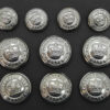 Set of 10 Portsmouth City Police Buttons - Queen's Crown