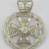 Royal Green Jackets Officer's Dress Cap Badge - Queen's Crown