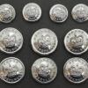 Set of 10 Surrey Constabulary Buttons - Queen's Crown