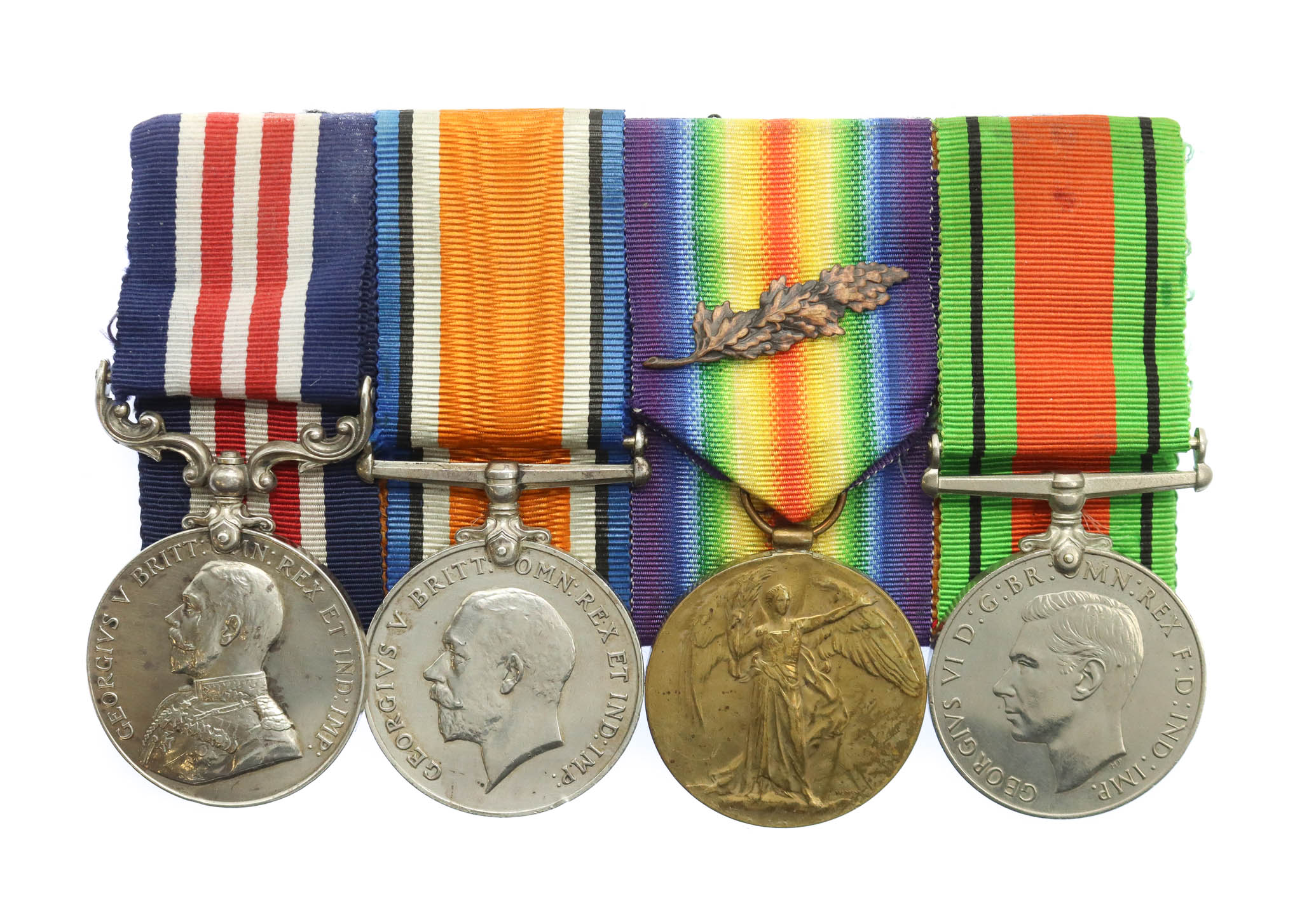 Rare WW1 Military Medal & Mentioned In Despatches Group of Four - Flt. Sgt. E. Wardell, No. 2 Balloon Section, Royal Air Force (late Royal Flying Corps)