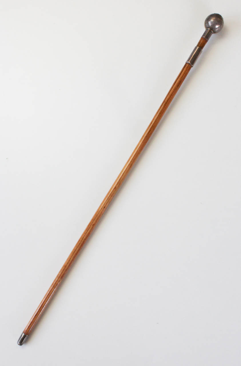 East Surrey Regiment 1934 Hallmarked Silver Top Swagger Stick